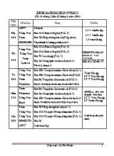 Kế hoạch bài học tuần 26 lớp 4 - Năm học 2016-2017 - Lê Văn Hoàn